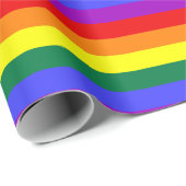 LGBT-kleurendruk Cadeaupapier (Rol Hoek)