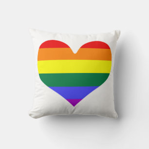 LGBT-kleurenharten Kussen