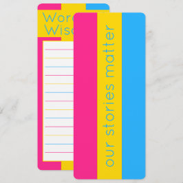 LGBT Kleurrijke Pansexual Flag Bladwijzer