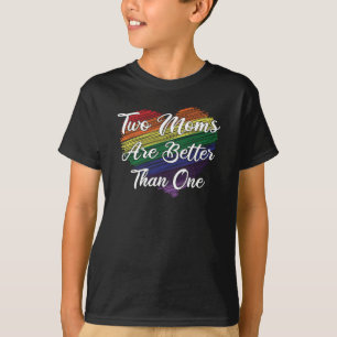 LGBT LBGBTQ-moeder moeder lesbiennes homo T-shirt