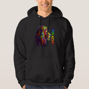LGBT Leeuw Pride Rainbow Kleur Vlag Gay Proud LGBT Hoodie