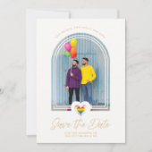 LGBT Lesbian Gay Wedding Arch Effect Pride Heart (Voorkant)