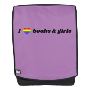 LGBT Lesbian I Love Books and Girls Rugtassen