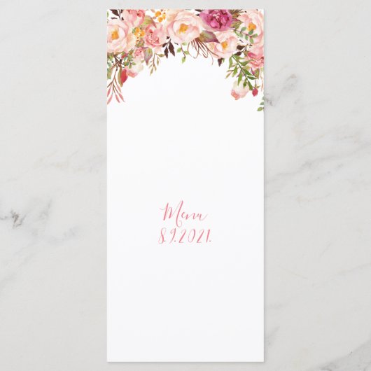 LGBT Lesbian Pride Rainbow Gay Weduwmenu Menu (Achterkant)