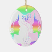  LGBT-lesbiennes gepersonaliseerd Ornament (Rechts)