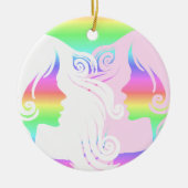 LGBT-lesbiennes gepersonaliseerd Ornament (Voorkant)