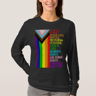 Lgbt lesbische homoseksualiteit is echte Blm Love T-shirt