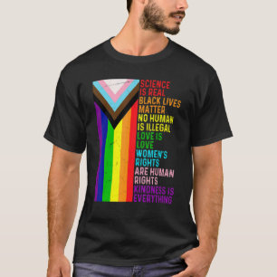 Lgbt lesbische homoseksualiteit is echte Blm Love T-shirt