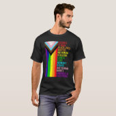 Lgbt lesbische homoseksualiteit is echte Blm Love T-shirt (Voorkant volledig)