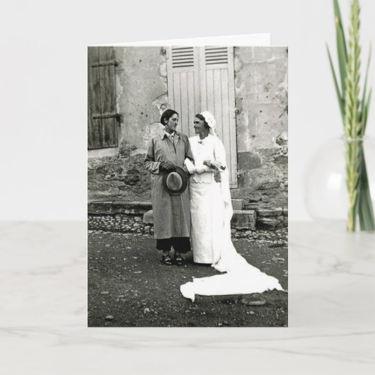 LGBT Lesbische Jubileum Kaart (Voorkant)