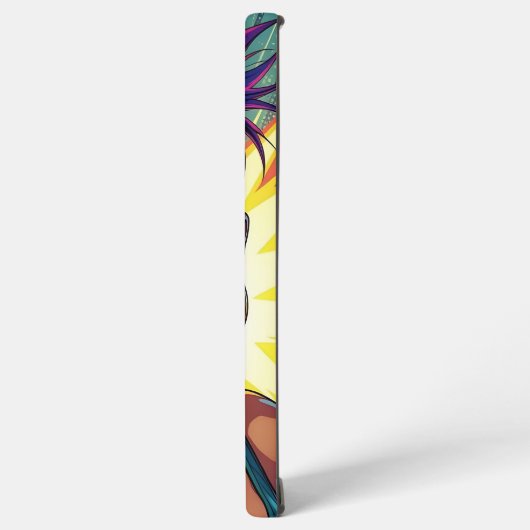 LGBT Lesbische Mohawk Uppercut Pop Art Samsung Galaxy Hoesje (Linkerkant)