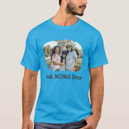 LGBT LGBTQ Best Moms Ever Aangepaste foto van lesb T-shirt