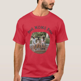 LGBT LGBTQ Best Moms Ever Aangepaste foto van lesb T-shirt