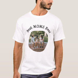 LGBT LGBTQ Best Moms Ever Aangepaste foto van lesb T-shirt