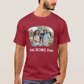 LGBT LGBTQ Best Moms Ever Aangepaste foto van lesb T-shirt (Voorkant)