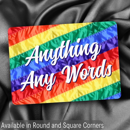 LGBT LGBTQ Creëer Uw eigen aangepaste tekst voor a Kaart