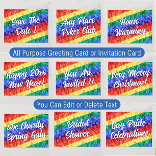 LGBT LGBTQ Maak uw eigen aangepaste tekst Alle doe Kaart
