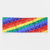 LGBT LGBTQ Rainbow vlag gay pride regenboogstrepen Spandoek (Horizontaal)
