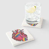 LGBT - Liberty Pistolen Bier Trump 6 Stenen Onderzetter (Zijkant)