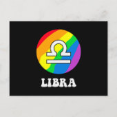 Lgbt Libra Briefkaart (Voorkant)