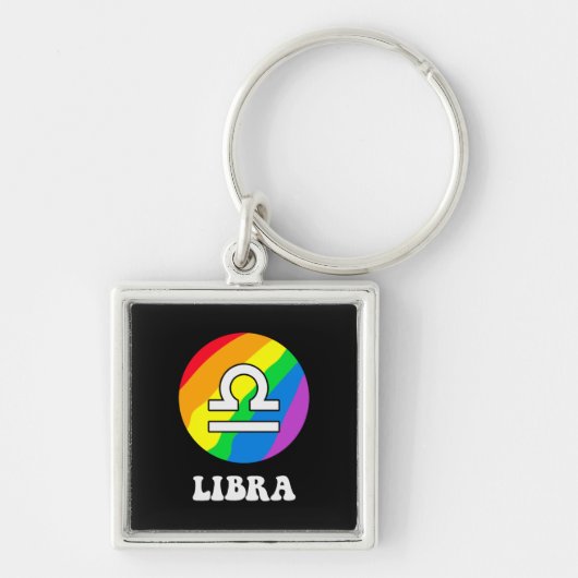 Lgbt Libra Sleutelhanger (Voorkant)