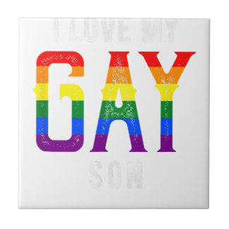 LGBT Liefde Gay Zoon - Gay Pride Outfit Gay Pride  Tegeltje