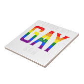 LGBT Liefde Gay Zoon - Gay Pride Outfit Gay Pride  Tegeltje (Zijkant)