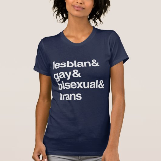 LGBT LIJST T-SHIRT (Voorkant)