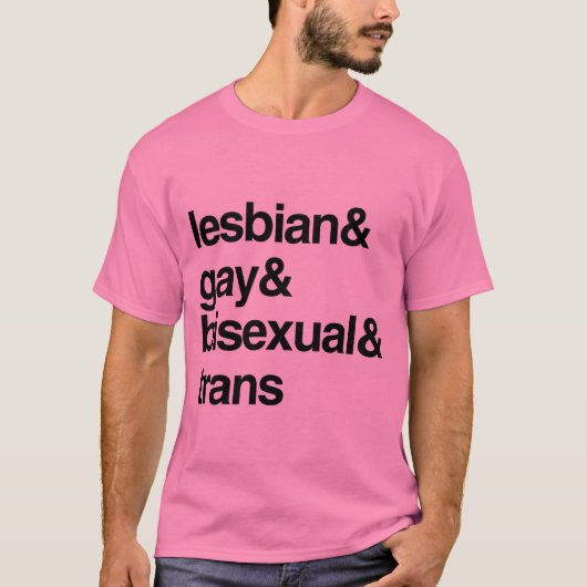 LGBT LIJST T-SHIRT (Voorkant)
