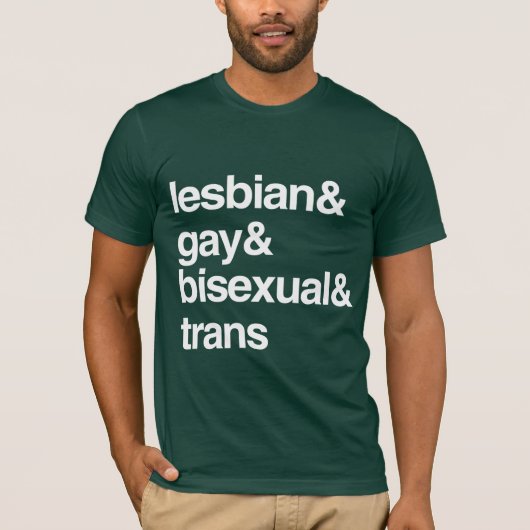 LGBT LIJST T-SHIRT (Voorkant)