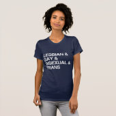 LGBT LIJST T-SHIRT (Voorkant volledig)