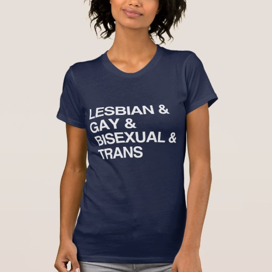 LGBT LIJST T-SHIRT (Voorkant)