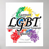 LGBT-lint Butterflies Poster (Voorkant)