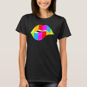 LGBT lippen kus mond Gay CSD T-shirt