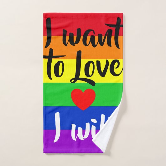 #LGBT #love #pride #gay #lesbian #freedom #parade Bad Handdoek (Handdoek)