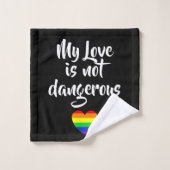 #LGBT #love #pride #gay #lesbian #freedom #parade Bad Handdoek (Wasdoekje)