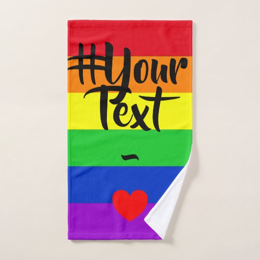 #LGBT #love #pride #gay #lesbian #freedom #parade Bad Handdoek (Handdoek)