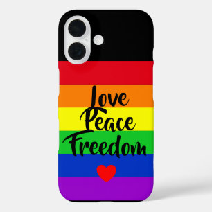 #LGBT #love #pride #gay #lesbian #freedom #parade iPhone 16 Hoesje