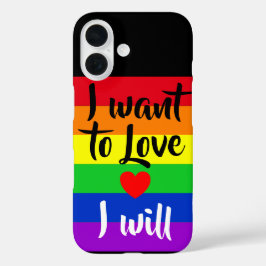 #LGBT #love #pride #gay #lesbian #freedom #parade iPhone 16 Hoesje