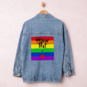 #LGBT #love #pride #gay #lesbian #freedom #parade Denim Jacket (Hangar)