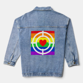 #LGBT #love #pride #gay #lesbian #freedom #parade Denim Jacket