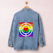 #LGBT #love #pride #gay #lesbian #freedom #parade Denim Jacket (Hangar)