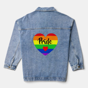 #LGBT #love #pride #gay #lesbian #freedom #parade Denim Jacket