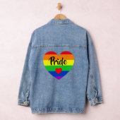 #LGBT #love #pride #gay #lesbian #freedom #parade Denim Jacket (Hangar)