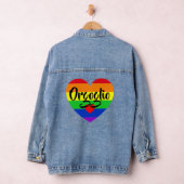 #LGBT #love #pride #gay #lesbian #freedom #parade Denim Jacket (Hangar)