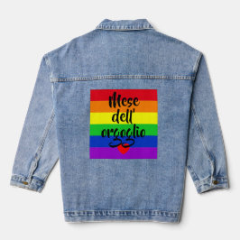 #LGBT #love #pride #gay #lesbian #freedom #parade Denim Jacket