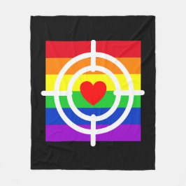 #LGBT #love #pride #gay #lesbian #freedom #parade Fleece Deken