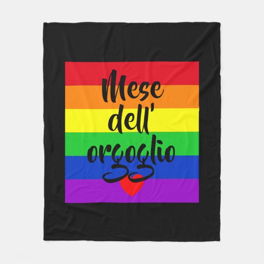 #LGBT #love #pride #gay #lesbian #freedom #parade Fleece Deken (Voorkant)