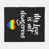 #LGBT #love #pride #gay #lesbian #freedom #parade Fleece Deken (Voorkant (Horizontaal))