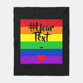 #LGBT #love #pride #gay #lesbian #freedom #parade Fleece Deken